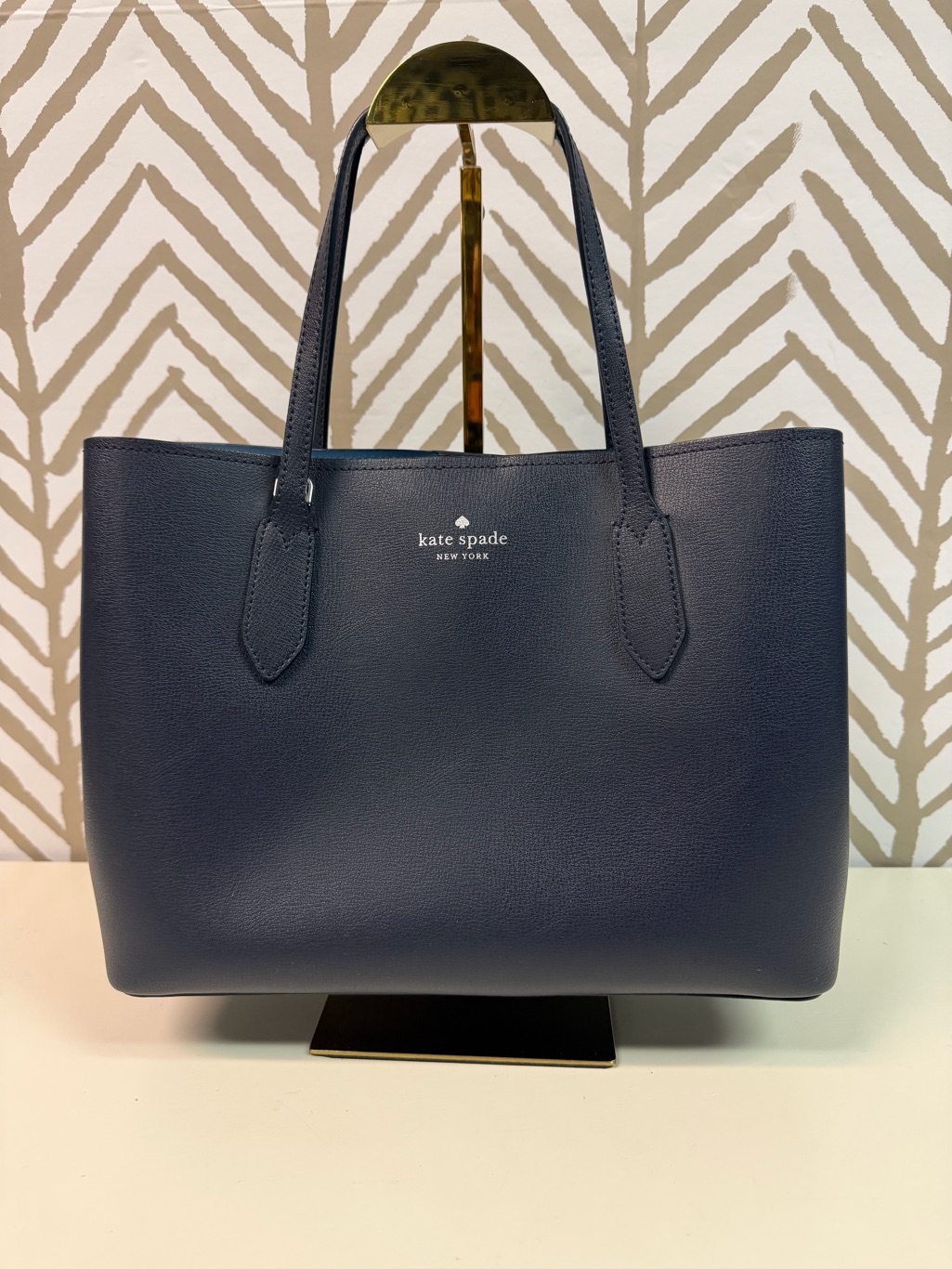 Kate Spade Navy Blue Harper Handbag